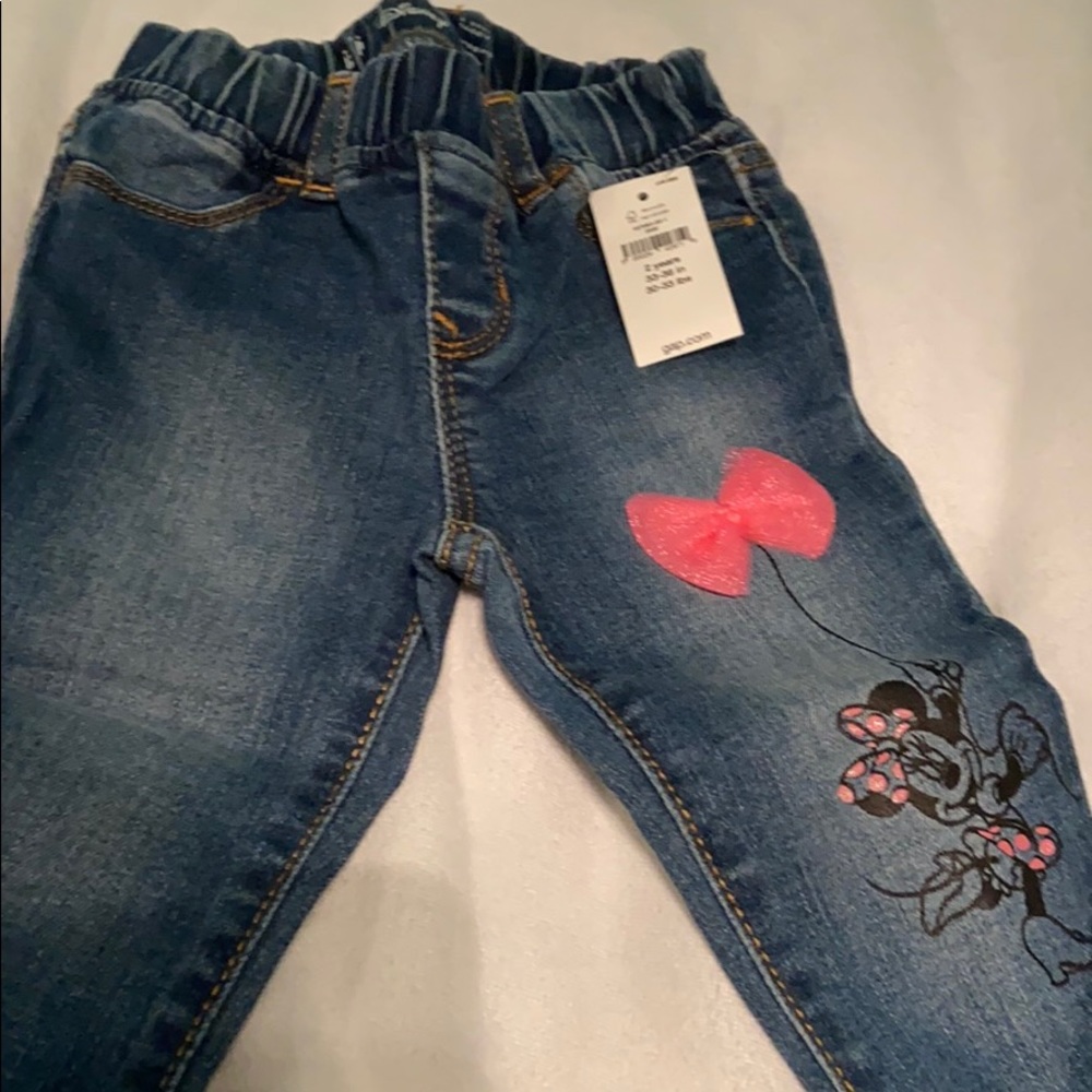 Disney Gap 2T Minnie Mouse Jeggings NWT